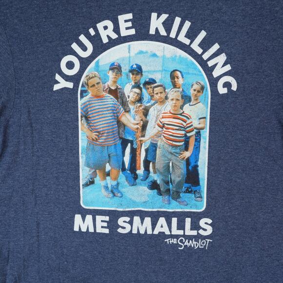 The Sandlot T-Shirt Adult M Heather Blue You're Killing Me Smalls Graphic Tee - Picture 1 of 6